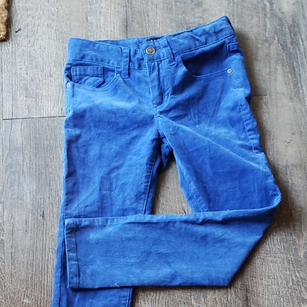 Girls Blue Corduroy Jean's